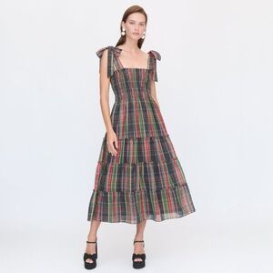 Hill House Ribbon Holiday Tartan Nap Dress